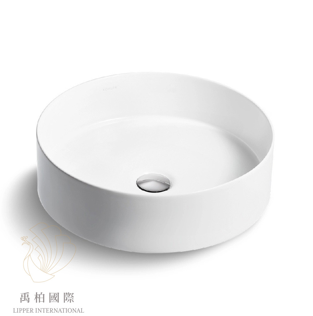 original-859 KOHLER Mica圓形獨立盆 白(41cm) K-90012T-0