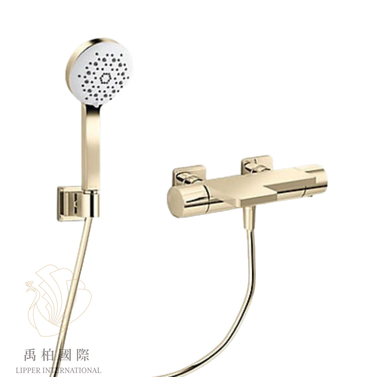 KOHLER Parallel 恆溫浴缸龍頭-法蘭金 K-23523T-9-AF