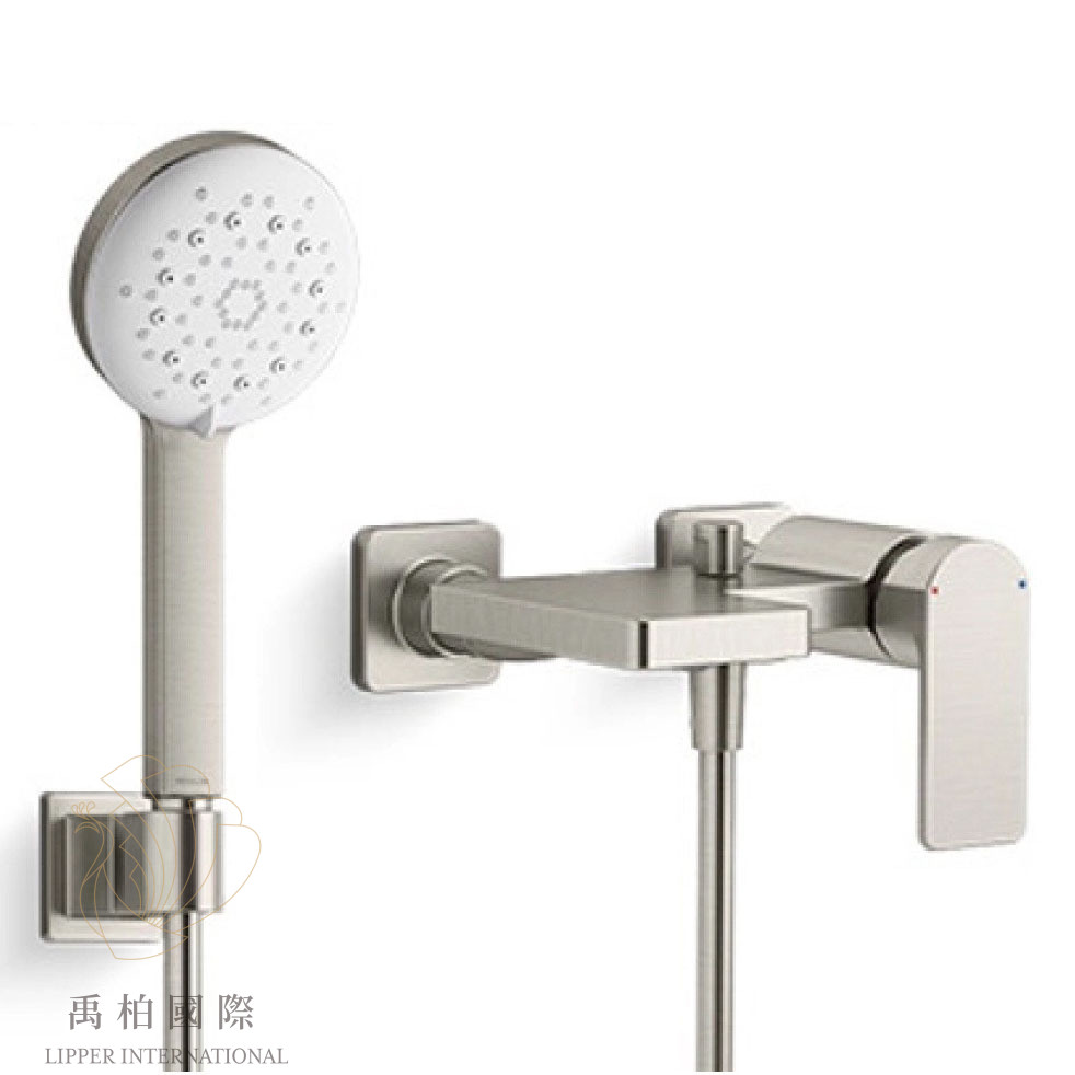 KOHLER Parallel浴缸淋浴龍頭組 羅曼銀 K-23494T-4-BN