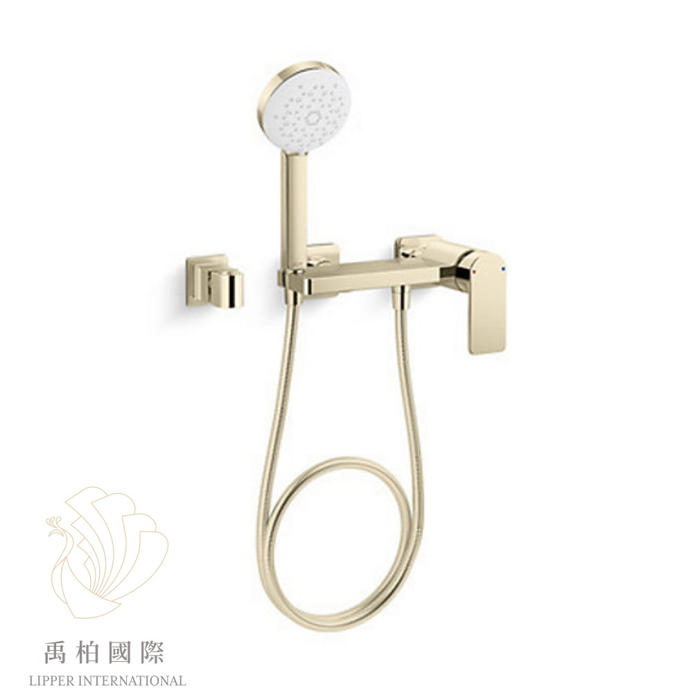 KOHLER Parallel淋浴龍頭組 法蘭金K-23493T-4-AF