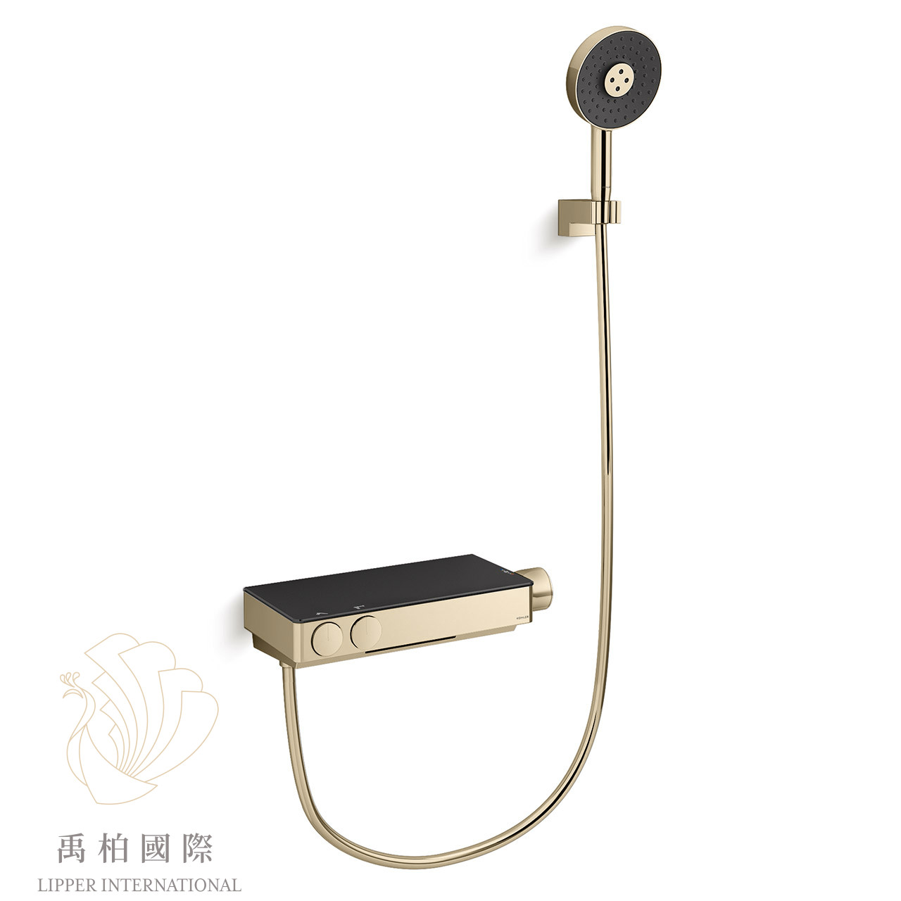(限量)KOHLER Anthem恆溫浴缸淋浴龍頭 法蘭金 K-26327T-9-AF