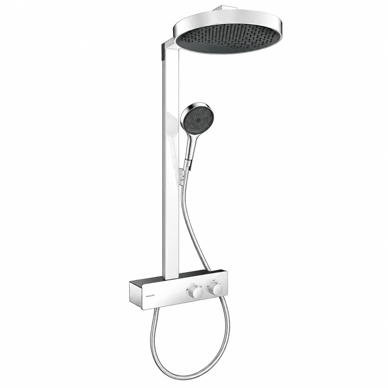 26853700 ✦hg精選產品✦hansgrohe Rainfinity 恆溫淋浴柱(霧白) 26853700