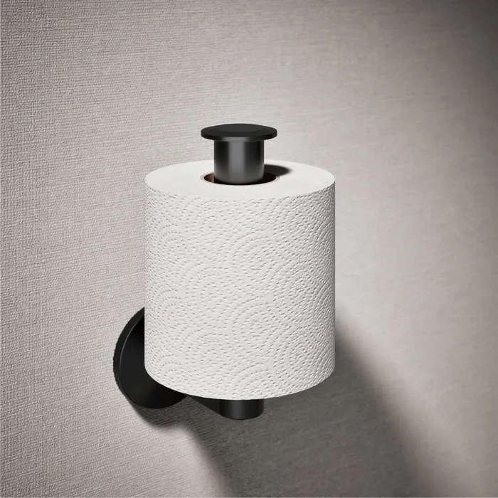 78383T-BL_LIFESTYLE_1__02892 KOHLER Components 捲筒衛生紙架(霧黑) K-78383T-BL