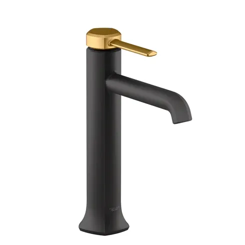 KOHLER Occasion 高腳面盆龍頭(霧黑+摩登金) K-EX27003T-4-BMB