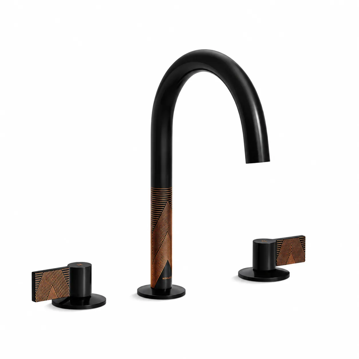 K-24711T-4-3GC KOHLER Edge系列缸上型龍頭(黑烙金) K-24711T-4-3GC
