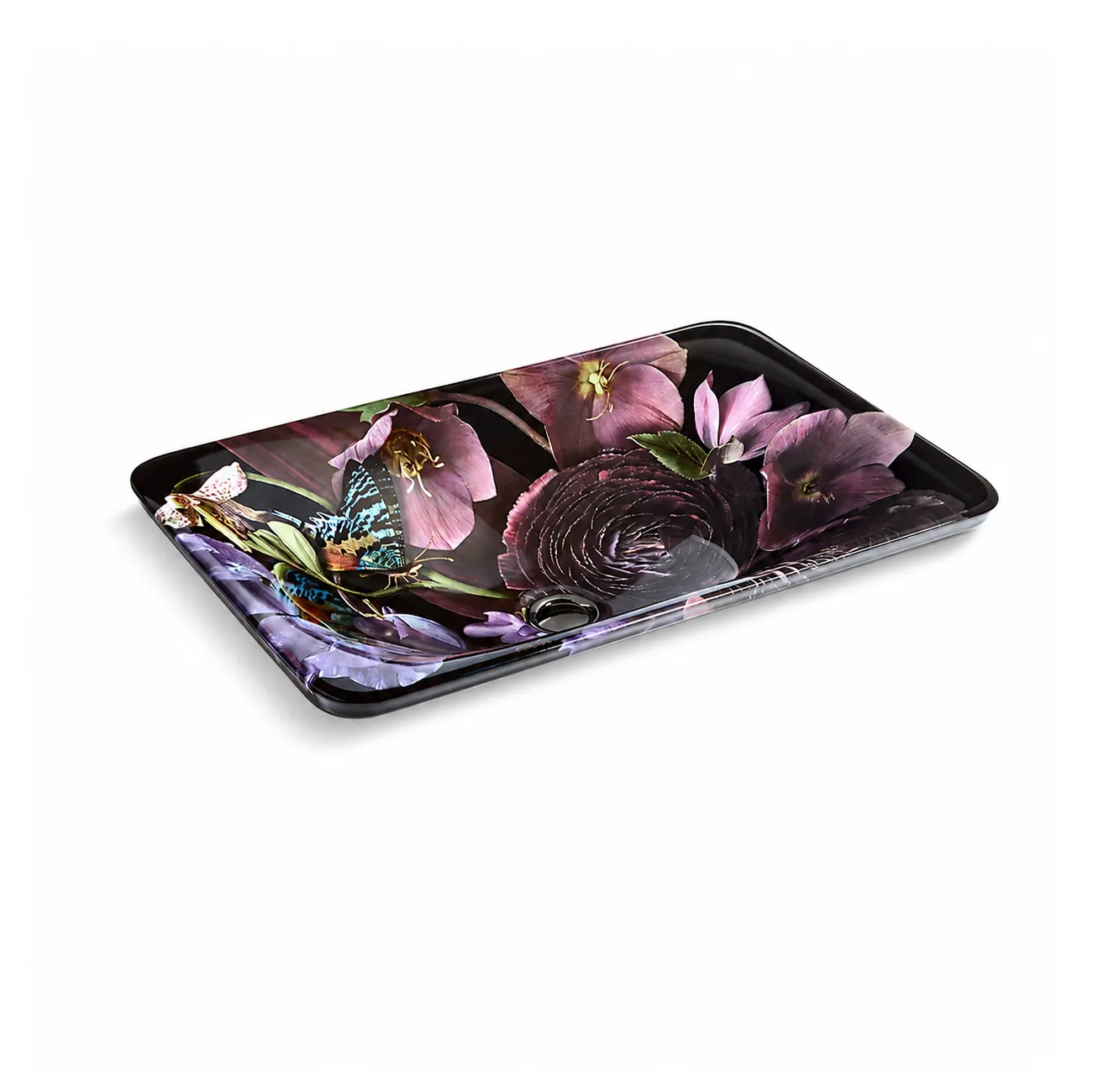 K-30334-DM2-0 KOHLER in Midnight Floral™ on Carillon® Rectangle Wading Pool® 藝術盆(53.6cm) K-30334-DM2-0