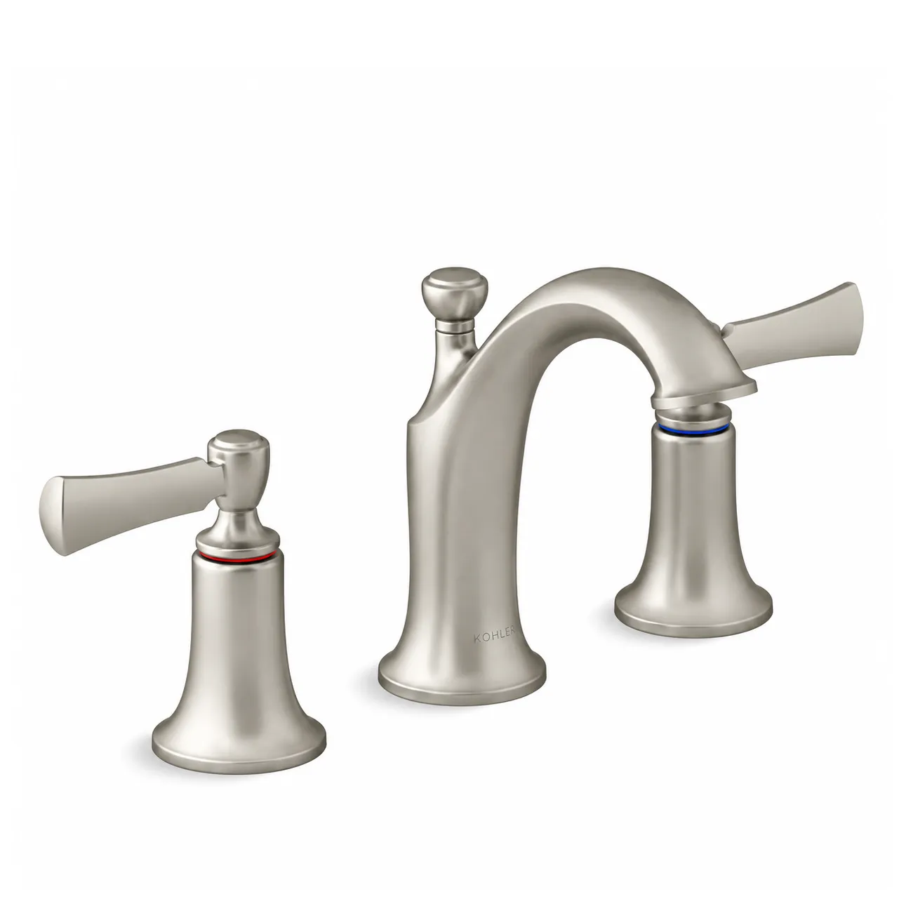 KOHLER Elliston 三件式臉盆龍頭(羅曼銀) K-72781T-4-BN