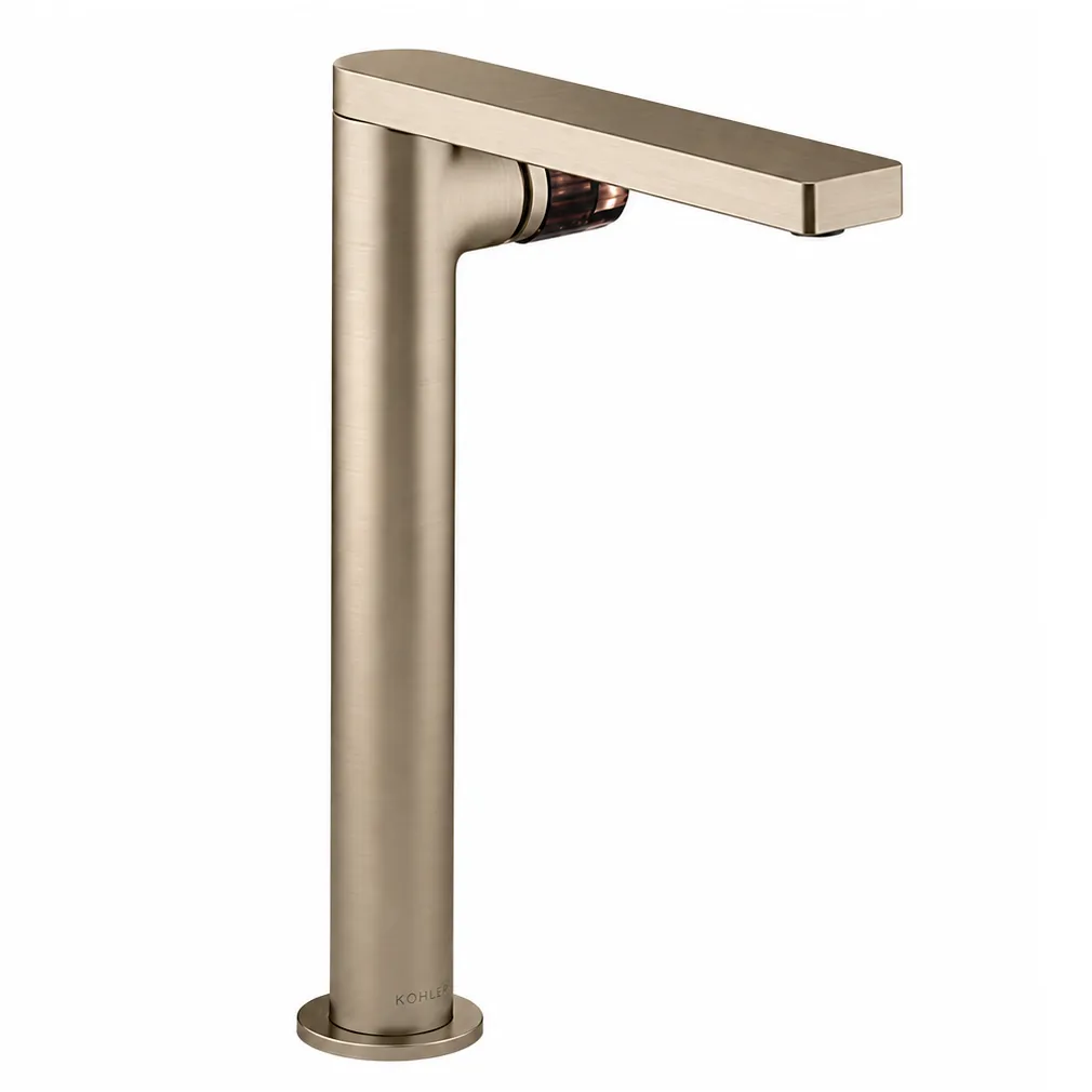 KOHLER Composed 超高腳臉盆龍頭(琥珀金把手) K-73054T-7ACH-BV