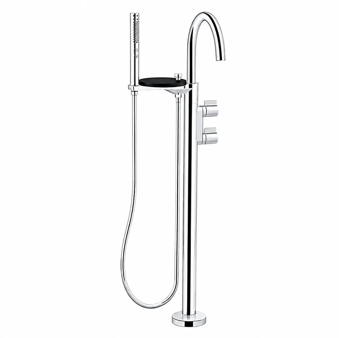 KOHLER Components 落地式浴缸龍頭含軸心 K-77984T-4-CP