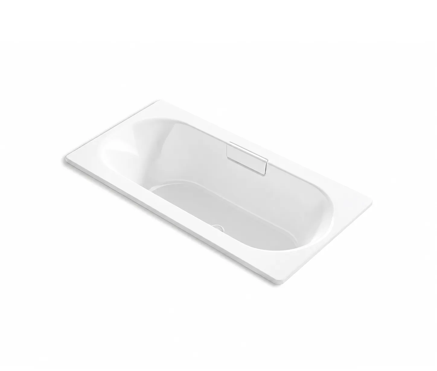 KOHLER Volute 鑄鐵浴缸附落水頭(170cm) K-99211T-0_K-99314T-CP