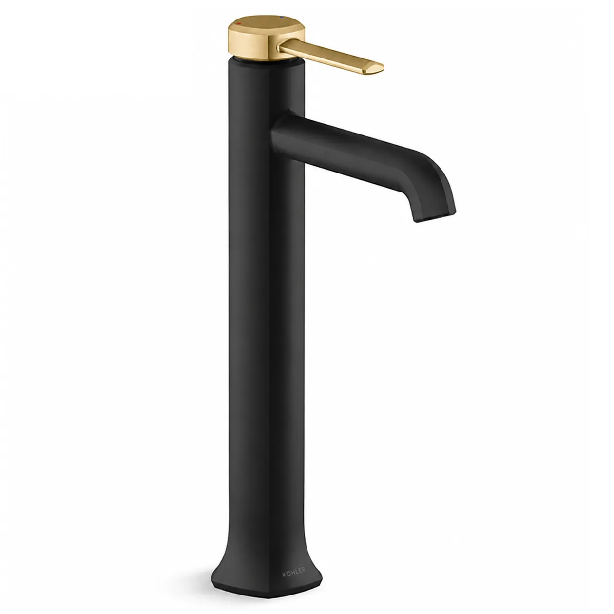 KOHLER Occasion 超高腳面盆龍頭(霧黑+摩登金) K-EX27005T-4-BMB