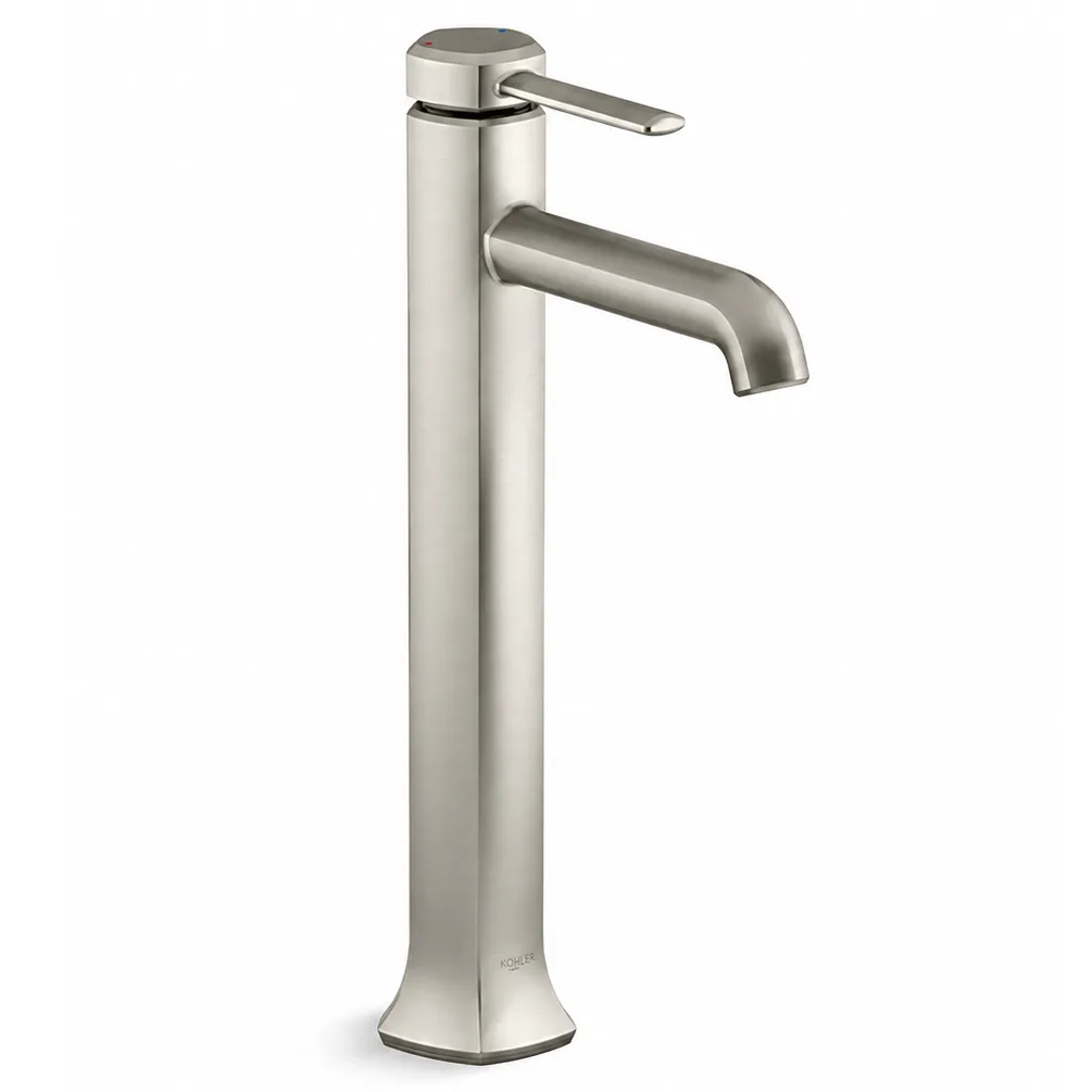 KOHLER Occasion 超高腳面盆龍頭(羅曼銀) K-EX27005T-4-BN