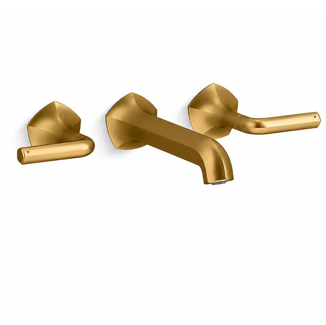 KOHLER Occasion 附牆浴缸龍頭(摩登金) K-EX27125T-4-2MB