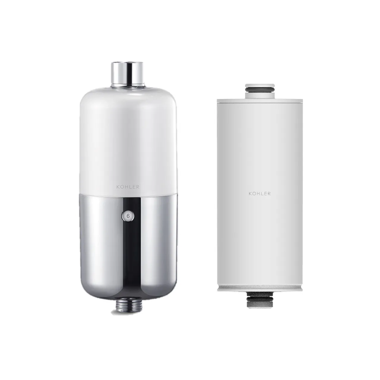 R21812T-CP_R21813T-NA__15055 KOHLER Exhale 沐浴軟水過濾器組合(含1補充濾心) K-R21812T-CP_K-R21813T-NA