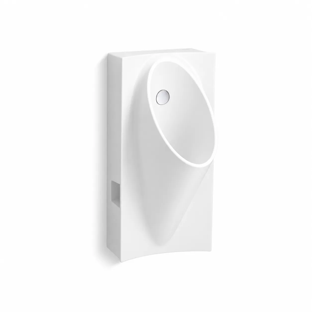 極簡白色壁掛式小便斗產品照 KOHLER Steward 小便斗 K-4986T-ER-0